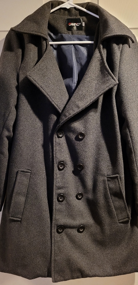 Owind Pea/trench Coat Medium